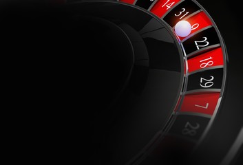Naklejka premium Casino Roulette Background