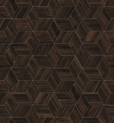 Parquet rhombus hexagon repeating