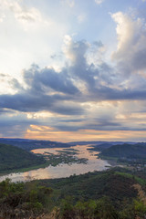 Naklejka premium Landscape Mekong River