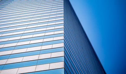 Fototapeta na wymiar windows of commercial building in Hong Kong 