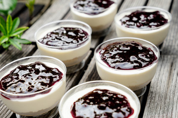 Blueberry cheesecake