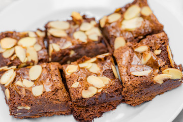 Brownies with peanut