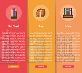 Business Vertical Banner Concept 