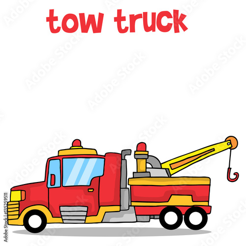 Free Vector Art Tow Truck