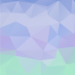 blue and green low poly background vector