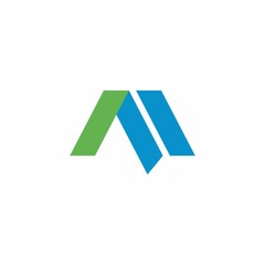 M Initial Logo Vector