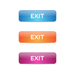 Glossy Exit Buttons