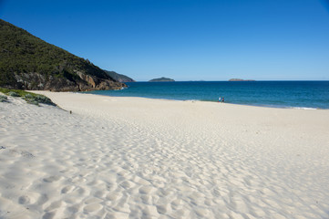Beautiful beach in central coast australia