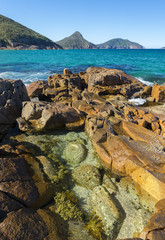 Beautiful beach in central coast australia