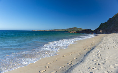 Beautiful beach in central coast australia