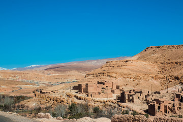 Fototapeta na wymiar Traditional Berber town in Morocco