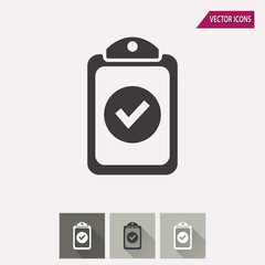 Clipboard - vector icon.