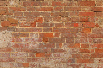 Texture of old brick wall