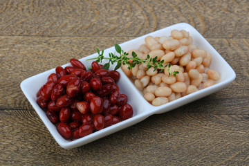 White and red kidney