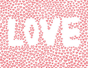 Hearts backgrounds. Love symbol.
