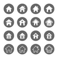 house icons set,vector Illustration EPS10