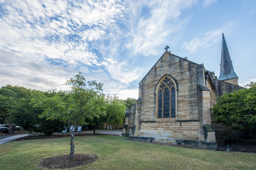 Fototapeta na wymiar Old church in Sydney.