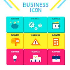 Fototapeta na wymiar Business icon set