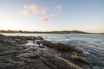 Beautiful beach in central coast australia
