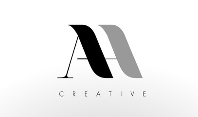 A H Letter Logo Design. Creative AH Letters Icon