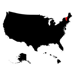 map of the U.S. state  Vermont 