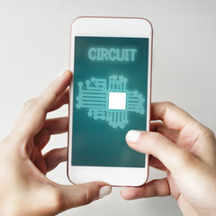 Technology Circuit Processor Innovation Network Concept