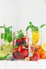 Flavored fruit infused water