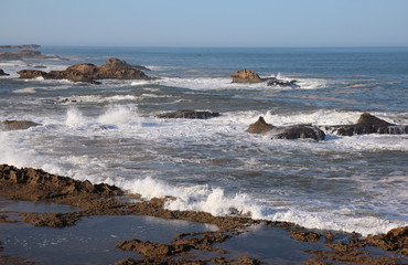 Rocky coast of the Atlantic Ocean,Morocco