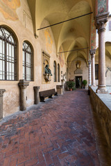 Fototapeta na wymiar Basilica of Saint Anthony Courtyard . Padua, Italy