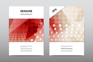 Brochure layout template flyer design vector, Magazine booklet cover abstract background