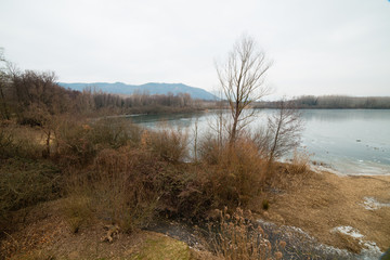  Lake San Daniele in the grip of ice - Winter in Friuli