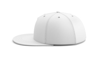 White empty baseball cap or snapback.