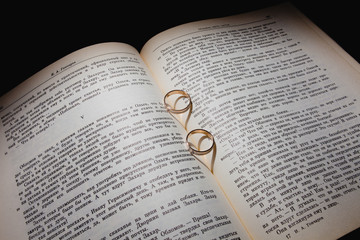 Wedding rings and the book