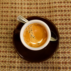 hot espresso coffee