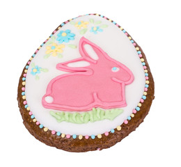 Traditional Easter cakes with thematic patterns