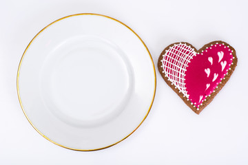 Holiday gift -imbirnye gingerbread with icing