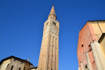 Fototapeta premium Pordenone - Duomo e Campanile di San Marco