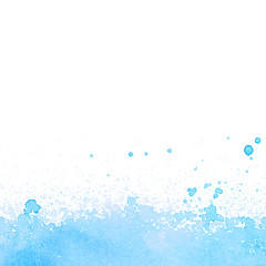 Abstract blue watercolor background