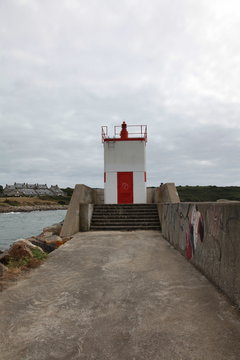 Jet&eacute;e &agrave; l'entr&eacute;e de Port Crouesty.