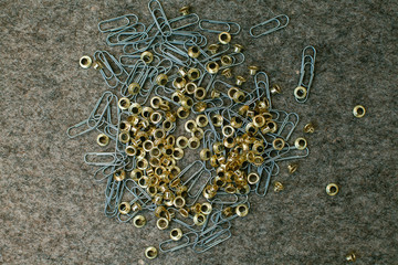 Staples and eyelets