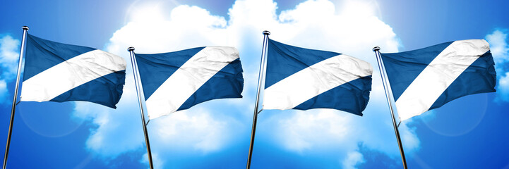 Westergo flag, 3D rendering