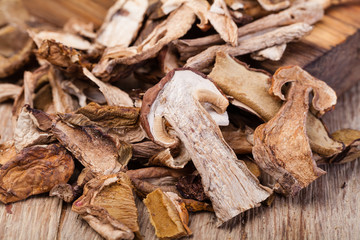 dried mushrooms