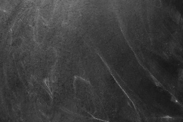 Chalk rubbed out on blackboard