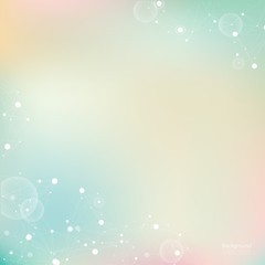 Fototapeta na wymiar Abstract gradient pastel colorful background with molecular pattern