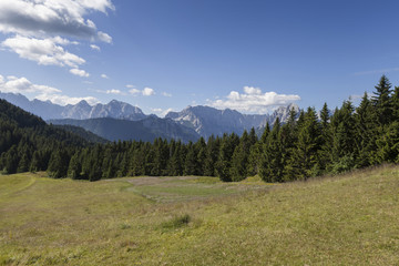 Am Dreilaendereck bei Arnoldstein, Kaernten