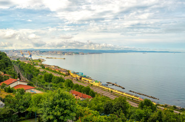 Fototapeta na wymiar Gulf of Trieste - Friuli Venezia Giulia Italy