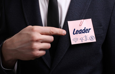 Business, Technology, Internet and network concept. Young busine