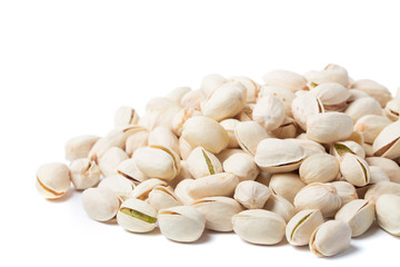 pistachio nut isolated on white background