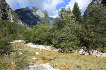 Scenic Triglev National Park in Slovenia