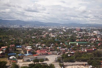 Fototapeta na wymiar Cebu city top view